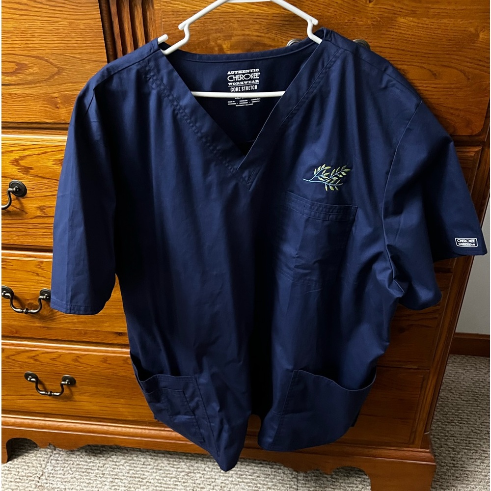 Mens Cherokee Workwear Scrub Top